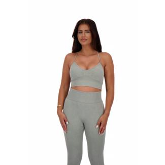 BRA ACID WASH LIGHT GREEN
