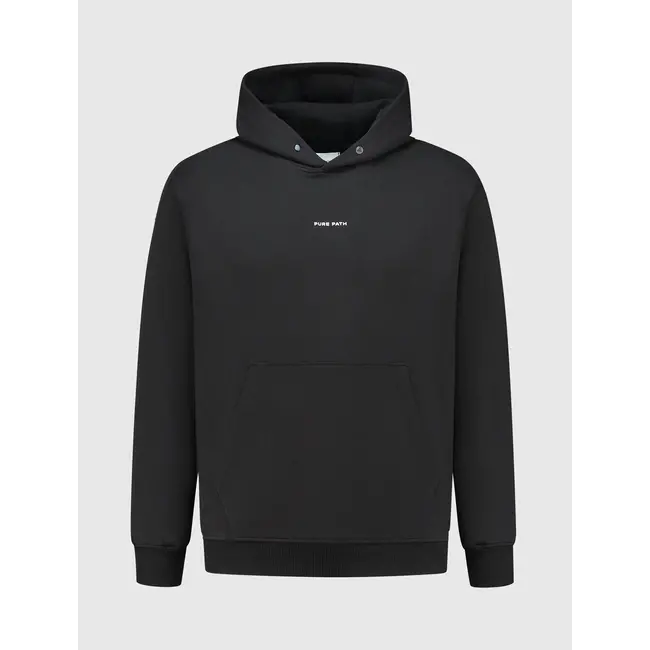PURE PATH JARDIN PRIVÉ HOODIE BLACK