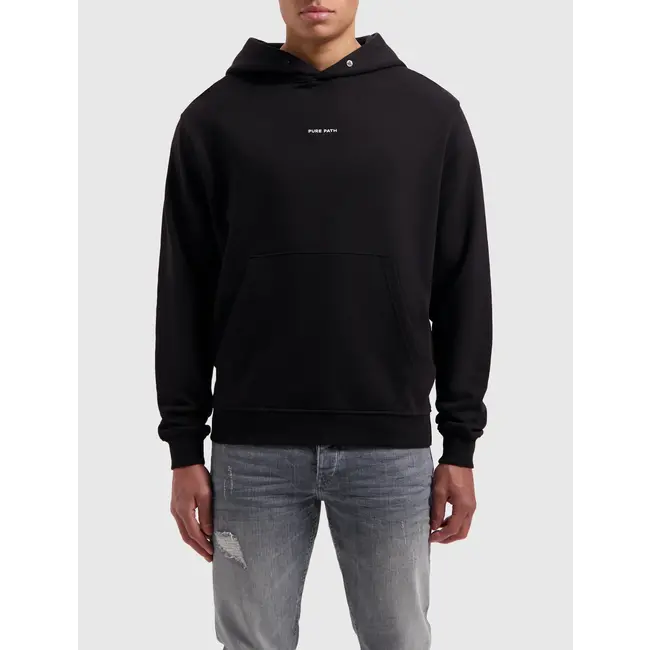 PURE PATH JARDIN PRIVÉ HOODIE BLACK