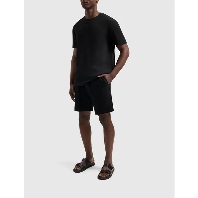 PURE PATH WAFFLE STRUCTURE SHORTS BLACK