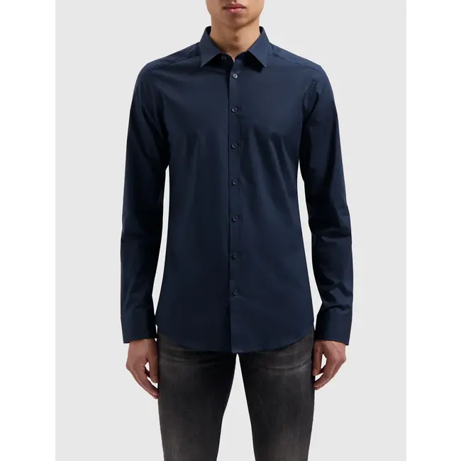 PURE PATH ESSENTIAL CASUAL SHIRT NAVY