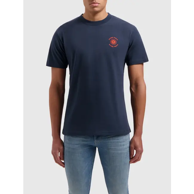 PURE PATH DESERT JOURNEY T-SHIRT NAVY
