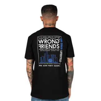 WRONG FRIENDS ABU DHABI T-SHIRT - BLACK