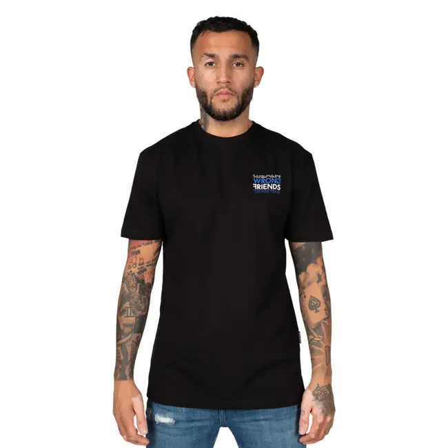 WRONG FRIENDS ABU DHABI T-SHIRT - BLACK
