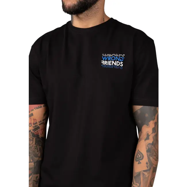 WRONG FRIENDS ABU DHABI T-SHIRT - BLACK