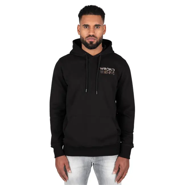 WRONG FRIENDS RAMSEY HOODIE - BLACK
