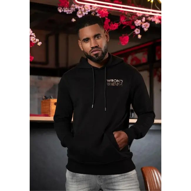 WRONG FRIENDS RAMSEY HOODIE - BLACK