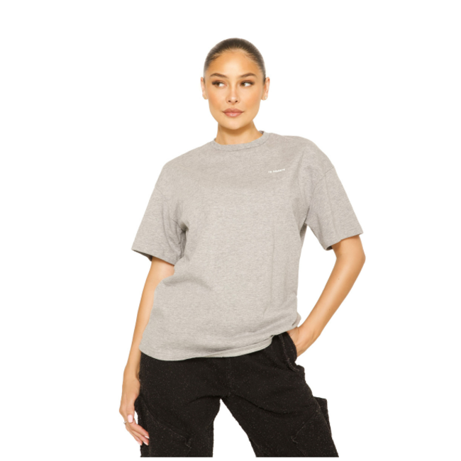 L.A Sisters SIGNATURE OVERSIZED TEE GREY