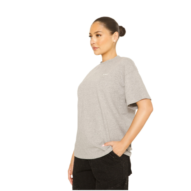 L.A Sisters SIGNATURE OVERSIZED TEE GREY