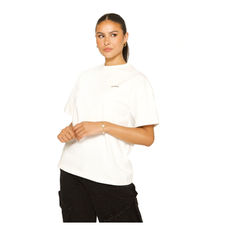 L.A Sisters SIGNATURE OVERSIZED TEE WHITE