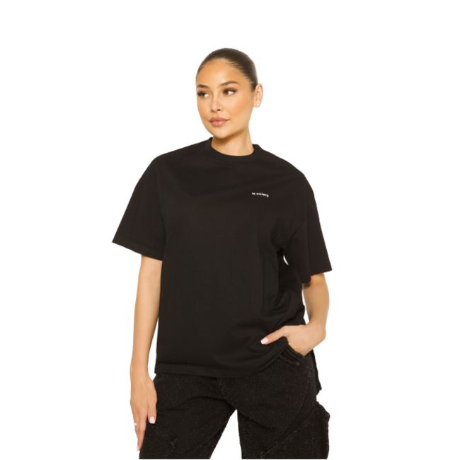 L.A Sisters SIGNATURE OVERSIZED TEE BLACK