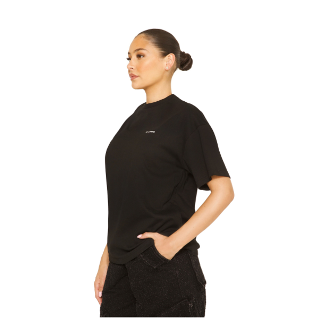 L.A Sisters SIGNATURE OVERSIZED TEE BLACK