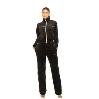 L.A Sisters VELOUR LOS ANGELES TRACKSUIT BLACK