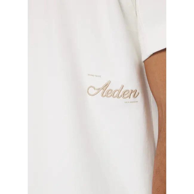 AEDEN HARUN TEE OFF WHITE