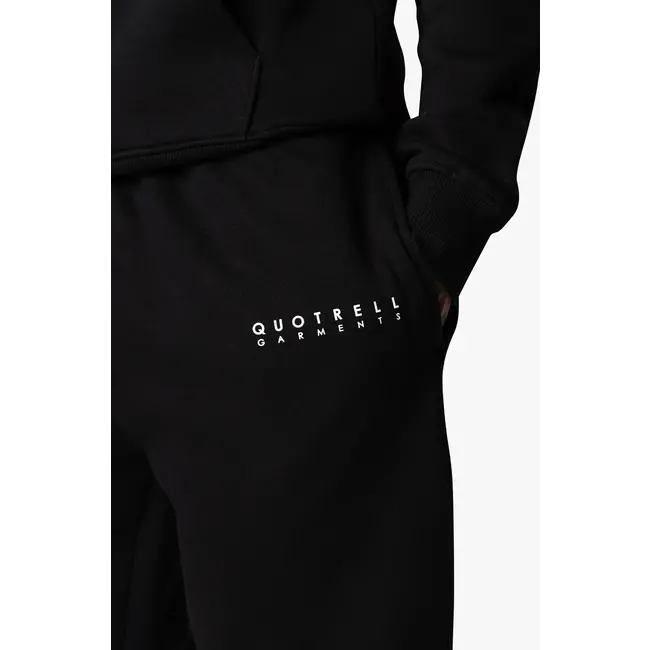 Quotrell ARUBA SET (hoodie + broek) BLACK/WHITE