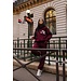 Unique the Label ELYANA PRINT JOGGER DEEP CHERRY