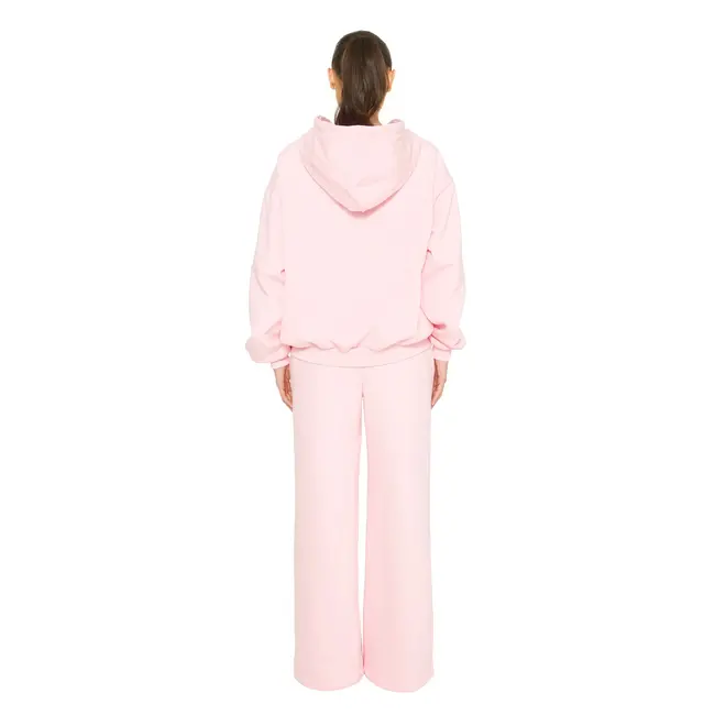 L.A Sisters ESSENTIAL STRAIGHT LEG SWEATSPANTS PINK
