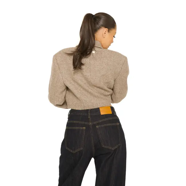 L.A Sisters CLASSIC STRAIGHT LEG JEANS DARK BLUE