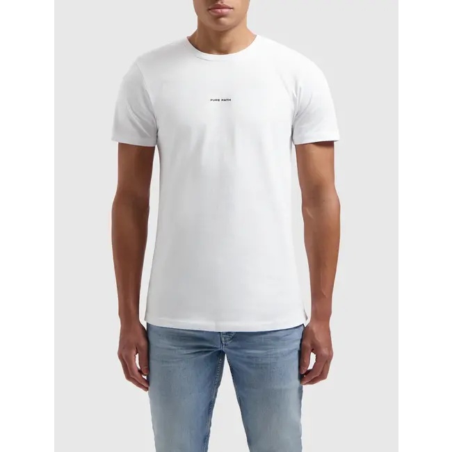 PURE PATH ESSENTIAL LOGO T-SHIRT WHITE