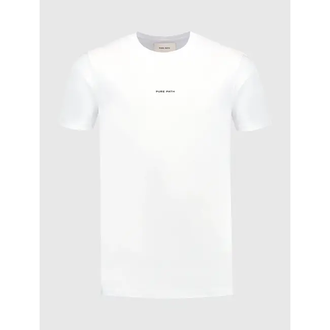 PURE PATH ESSENTIAL LOGO T-SHIRT WHITE