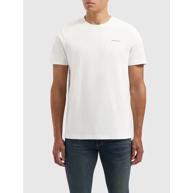 PURE PATH OWN THE JOURNEY T-SHIRT OFF WHITE