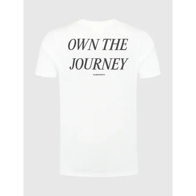 PURE PATH OWN THE JOURNEY T-SHIRT OFF WHITE