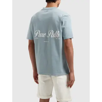 PURE PATH ESSENCE OF LIFE T-SHIRT BLUE GREY