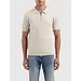 PURE PATH HALF-ZIP KNITWEAR POLO SAND