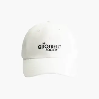 Quotrell SOCIETY CAP OFF WHITE/BLACK
