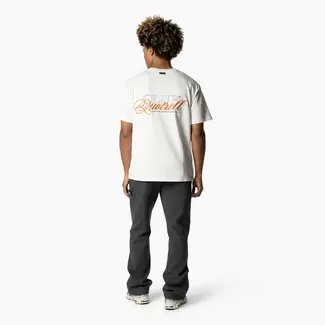Quotrell FUTURA TEE OFF WHITE/ORANGE