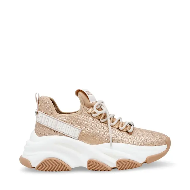 STEVE MADDEN PROJECT SNEAKER BRONZE GOLD/SILVER