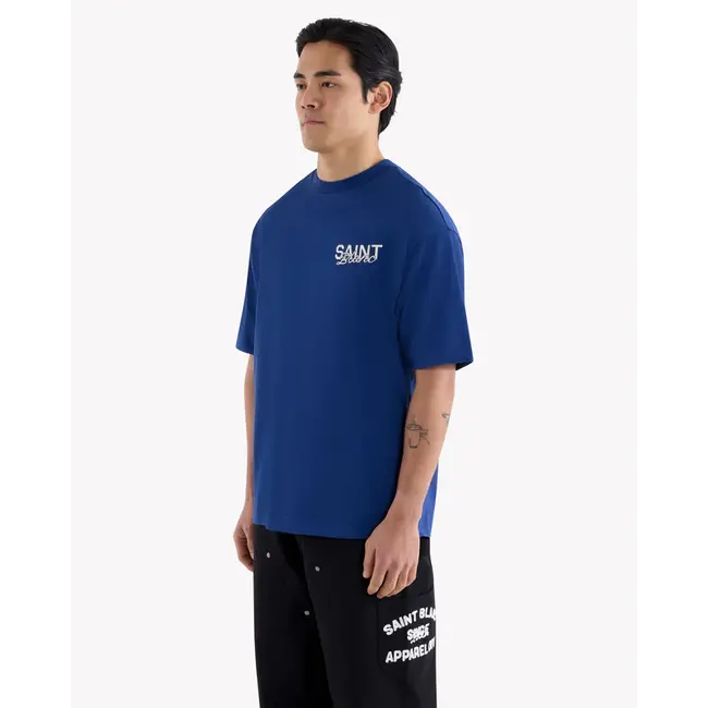 SAINT BLANC APPAREL T-SHIRT TWILIGHT BLUE