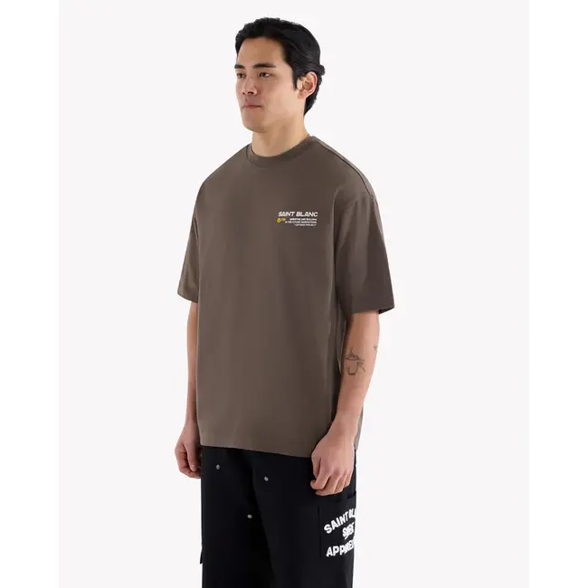 SAINT BLANC PROJECT T-SHIRT MAJOR BROWN