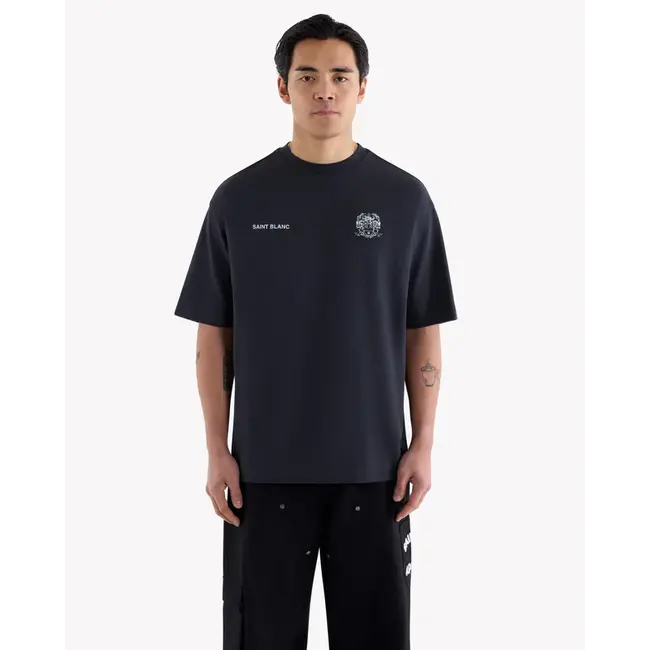SAINT BLANC CREST T-SHIRT JET BLACK