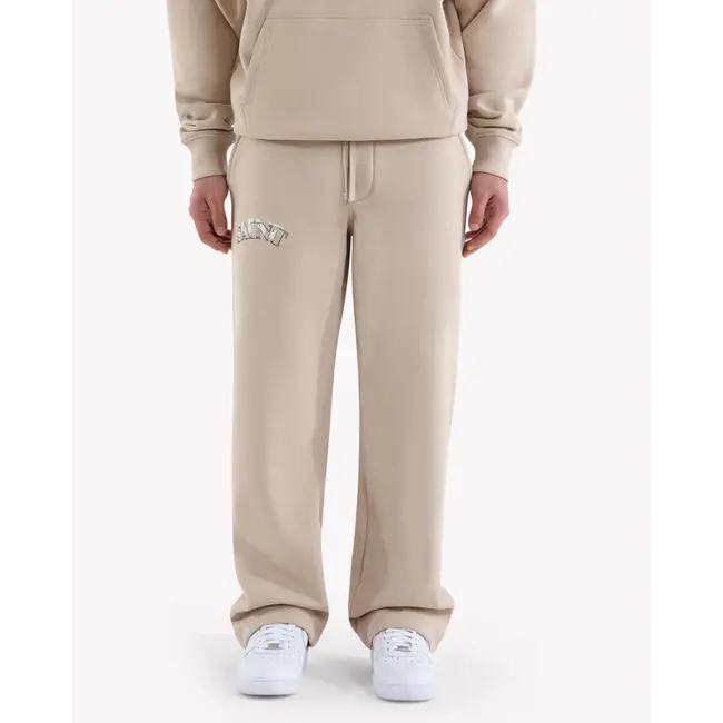 SAINT BLANC TOP STITCH LOOSE JOGGER FEATHER GREY