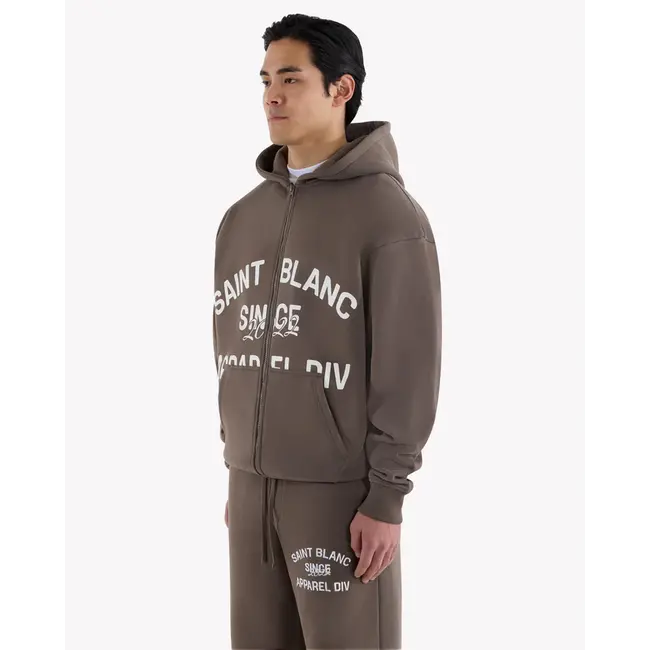 SAINT BLANC APPAREL ZIPPER MAJOR BROWN