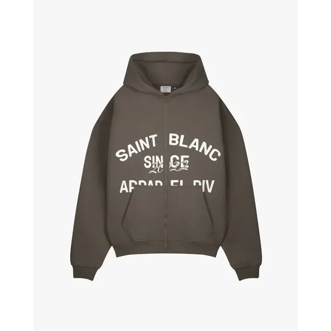 SAINT BLANC APPAREL ZIPPER MAJOR BROWN