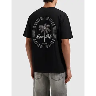 PURE PATH STITCHED PARADISE T-SHIRT BLACK