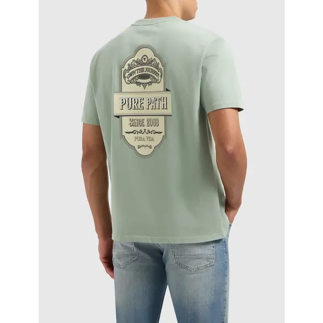 PURE PATH LATIN SPIRIT T-SHIRT ARMY GREEN