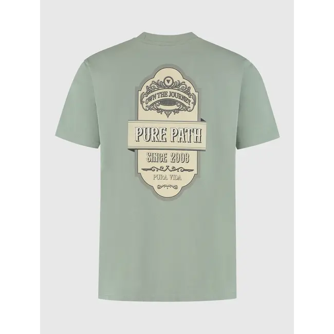 PURE PATH LATIN SPIRIT T-SHIRT ARMY GREEN