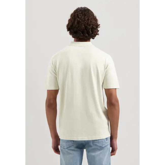 Dstrezzed DORIAN ZIP POLO SILVER BIRCH