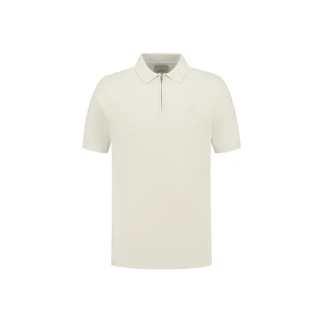 Dstrezzed DORIAN ZIP POLO SILVER BIRCH