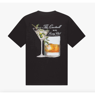 Quotrell SALUD TEE BLACK/WHITE