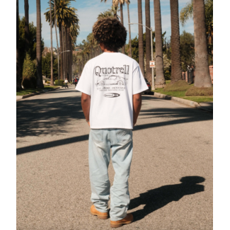 Quotrell ROADSTER TEE WHITE/BLACK