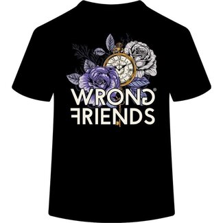 WRONG FRIENDS BARLETTA T-SHIRT BLACK
