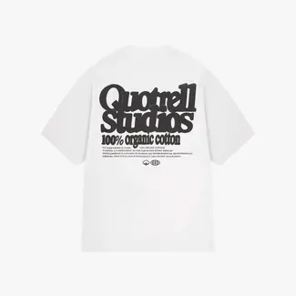 Quotrell PUFF STUDIOS TEE WHITE/BLACK