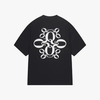 Quotrell INSIGNIA TEE BLACK/WHITE