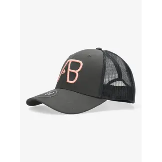 AB Lifestyle RETRO TRUCKER CAP CHARCOAL/BLOSSOM
