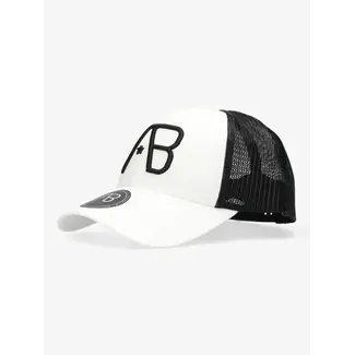 AB Lifestyle 2TONE RETRO TRUCKER CAP BRIGHT WHITE