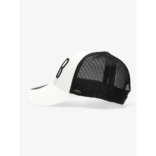 AB Lifestyle 2TONE RETRO TRUCKER CAP BRIGHT WHITE